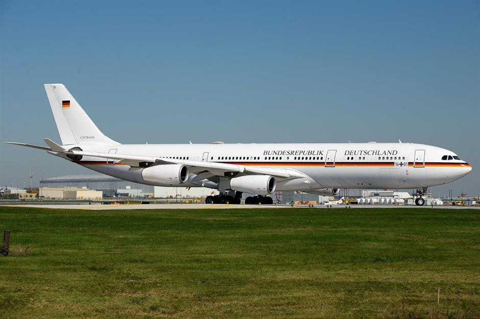 German Chancellor Olaf Scholz: Airbus A350